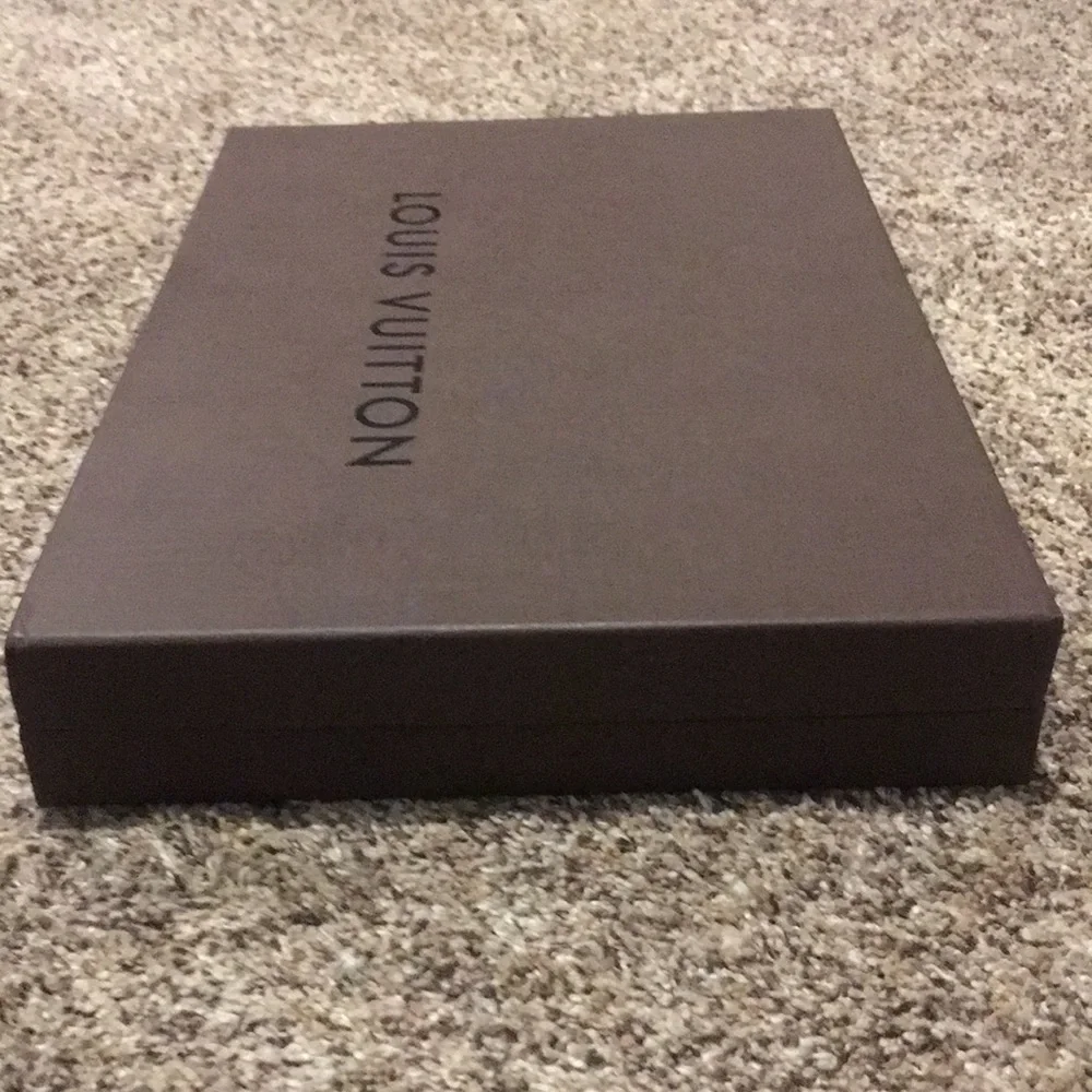 Authentic Louis Vuitton Brown Medium Box 15”x10”x2” Gift Box